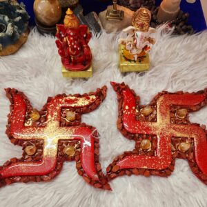 Symbol of Lord Ganesha Crystal Swastik