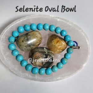 Selenite Oval Bowl