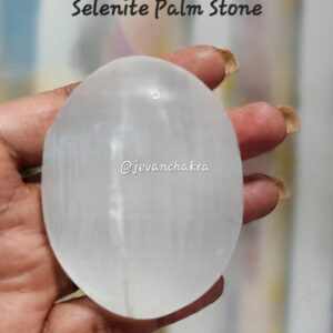 Selenite Palm Stone made in Morocco