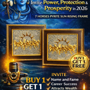 7 Horses Raw Shiny Pyrite Frame (Bundle X 2)