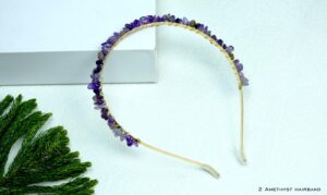 Amethyst Crystal Hairband