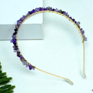 Amethyst Crystal Hairband