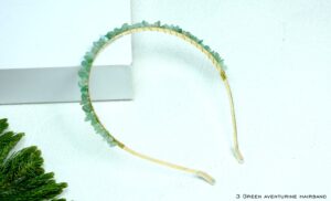 Green Aventurine Crystal Hairband