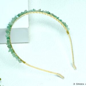 Green Aventurine Crystal Hairband