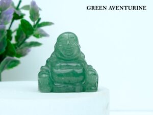 GREEN AVENTURINE LAUGHING BUDDHA