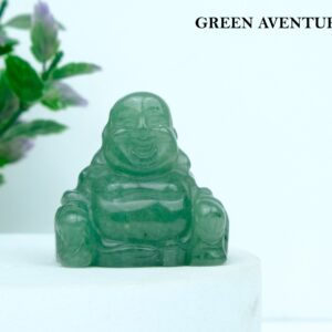 GREEN AVENTURINE LAUGHING BUDDHA